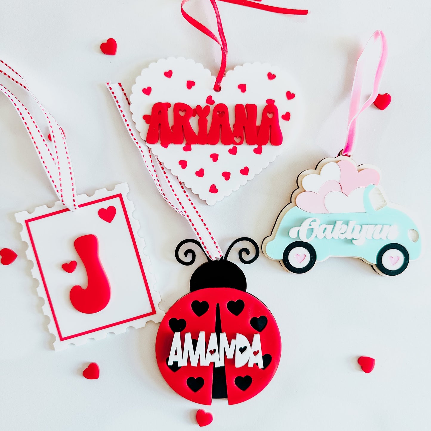 Personalized Ladybug Basket Tag 🐞❤️