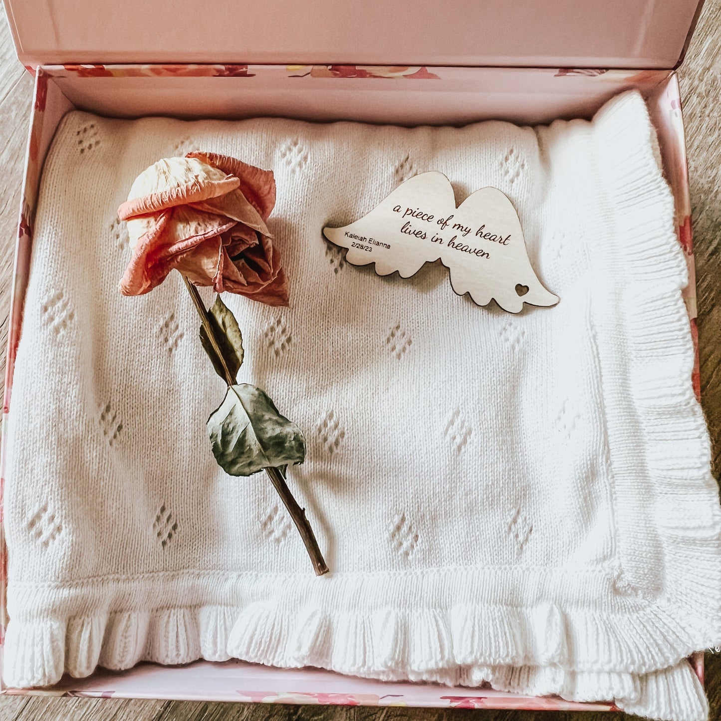 Keepsake Box Angel Wings