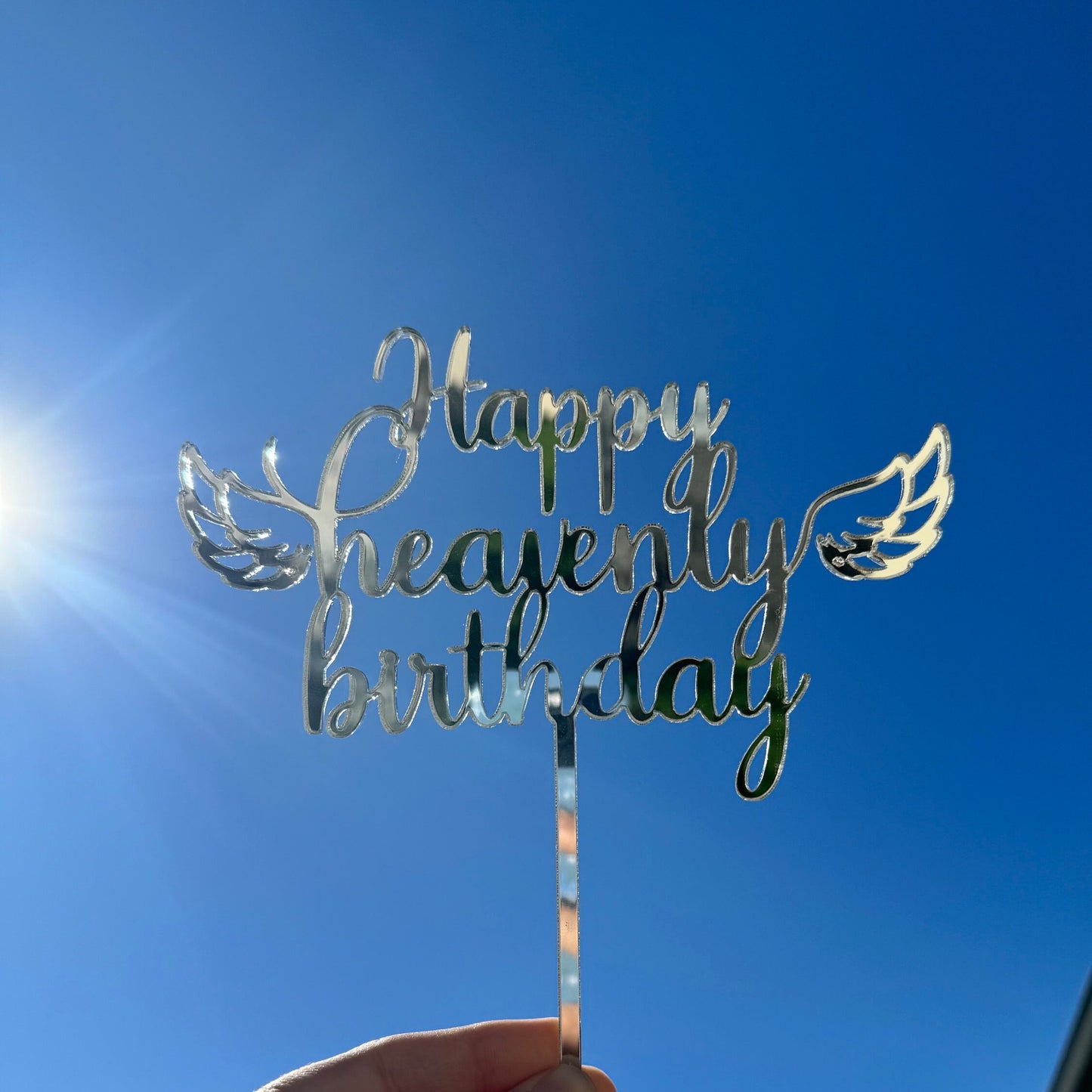 Heavenly Birthday Cake Topper