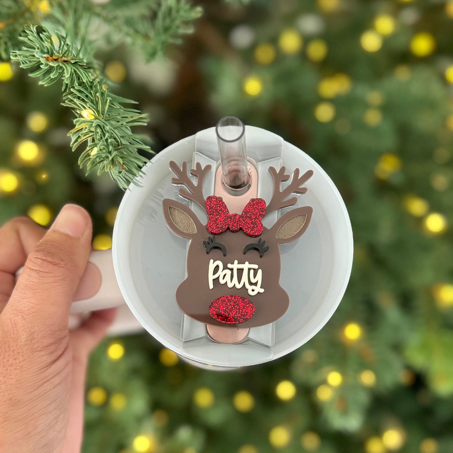 Cute Reindeer Stanley Topper 30oz