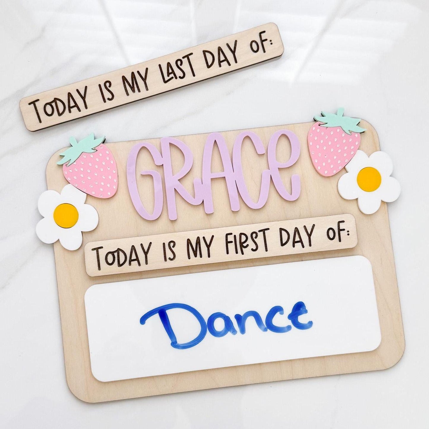 Personalized Back-to-School Milestone Board