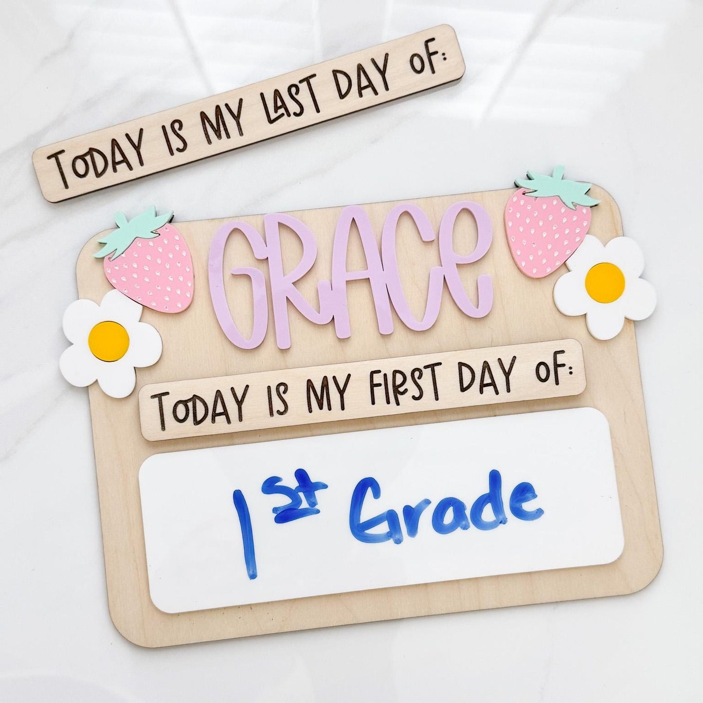 Personalized Back-to-School Milestone Board