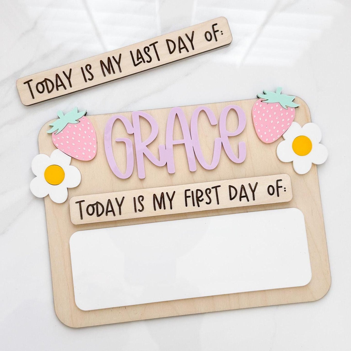 Personalized Back-to-School Milestone Board