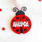 Personalized Ladybug Basket Tag 🐞❤️