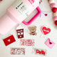 Red Glitter Stanley Topper